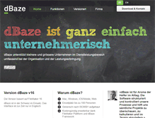 Tablet Screenshot of dbaze.com